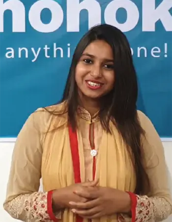 Sanjana, a Shohokari helper